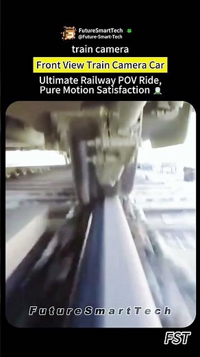 Front View Train Camera Car, Ultimate Railway POV Ride, Pure Motion Satisfaction 🚆