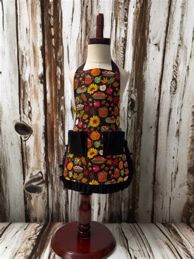Child’s Apron-2 Pockets-ruffled Hem-size 3-4 Years Old-(apron Only) - Etsy