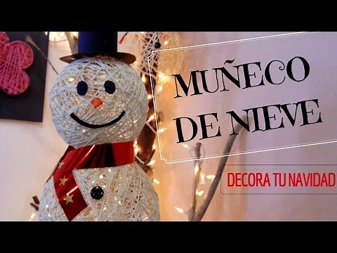 DECORACIÓN NAVIDEÑA - MUÑECO DE NIEVE - EO026