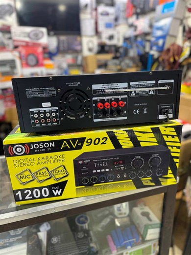 **✅🚨AMPLIFICADOR CASERO JOSON 4 CANALES CON BLUETOOTH USB Y 4 SALIDAS 🤩🔥** #sonidoenvivo #musicaencasa #karaoke #musica #power_bank_ca