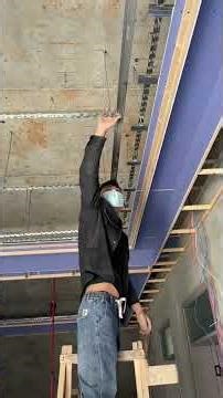 Making the Central Suspended Flat Ceiling | Step-by-Step Living Room Ceiling Construction