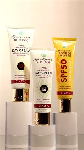 Have you spotted our new Classic SPF50 Day Cream in-store at Dis-Chem?☀️ Meet the new hero of your morning routine: the Sun Defence SPF50 Day Cream, part of our trusted Classic Range. Experience a silky texture that effortlessly melts into the skin 🫧 ✨Packed with antioxidant Bio-Active Rooibos and Vitamin E to moisturise while shielding you from UVA/UVB, all without leaving a white cast! 👀 Perfect for daily wear, whether you’re heading to work, brunch or spending time outdoors. Want a glow tha