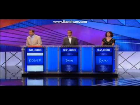 Jeopardy! 2011 Tournament of Champions - Kara Spak's "Threesome" Moment