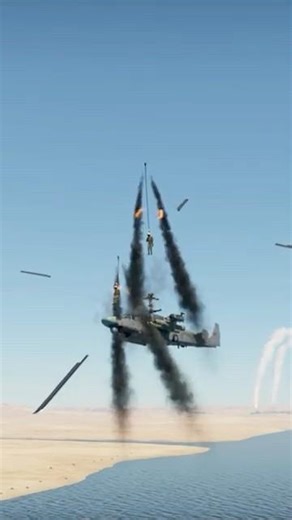 Pilot’s Life Saved By Ka-50 Ejection System Today.