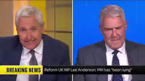 Sky's @MarkAustinTV: 'What evidence do you have that the prime minister lied?' Reform's Lee Anderson: 'My inbox. That's all the evidence I need.'Anderson broke parliamentary rules by accusing the PM of lying in a statement on Peter Mandelson and was kicked out of the Commons.