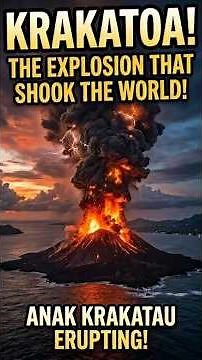 THE DAY THE EARTH SCREAMED: The 1883 Krakatoa Declassified File 🌋🔊 #rainmanvideos #history