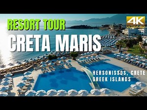 Crete Greece Holiday Resort - Creta Maris Tour - Walk from Reception to Water Park | Wasserpark