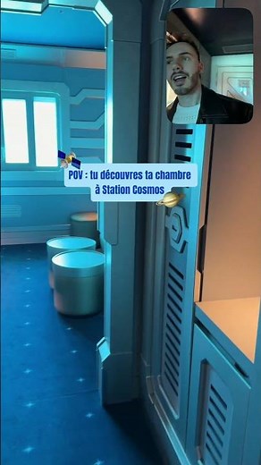 POV : tu découvres ta cabine à Station Cosmos 🚀