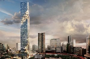 Thailands Pixel-Hochhaus