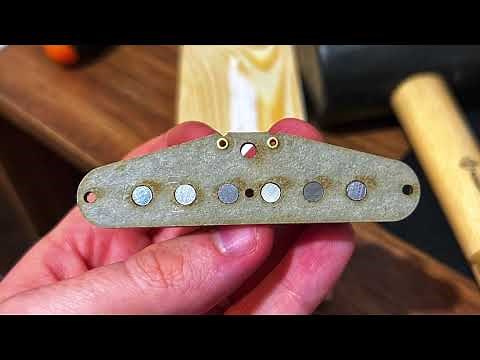 How to build a DIY GUITAR PICKUP WINDER (plus how to make a STRAT pickup…) (Sound Demo)