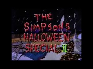 The Simpsons Treehouse of Horror II Opening and Closing Credits and Theme Song