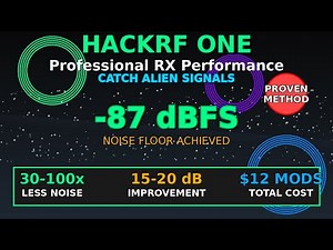 30-100x Better HackRF Performance: $12 Modifications for Hydrogen Line Signal Detection