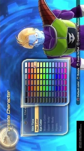 How to make Salza from coolers armored Squadron character creation dragon Ball Xenoverse 2