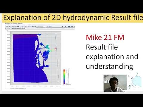 Explanation of 2D Hydrodynamic result file || MIKE 21 FM || Mathematical Model || Rainman || Dipen