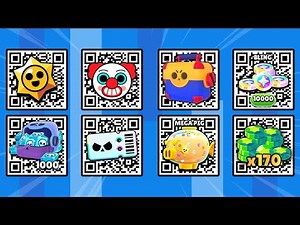 ALL FREE QR Code GiFT GEMS, MEGA BOX, STARR DROP In Brawl Stars🎁