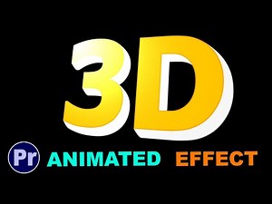 How to Create Animated 3D Text Effect in Premiere Pro