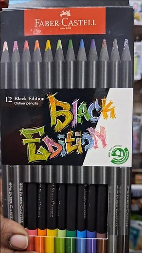 Black Edition, Faber Castell color pencils....