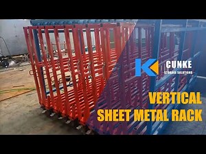Sheet Metal Storage Solutions - CK vertical sheet metal rack