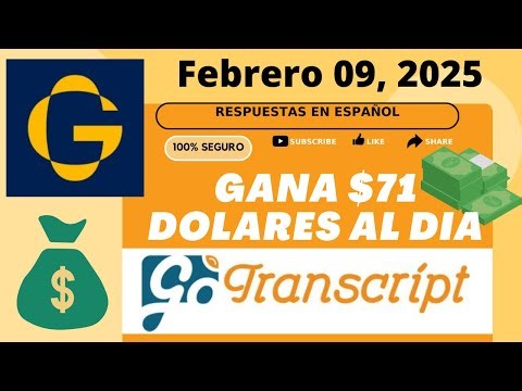 GoTranscript en Español - Respuestas (Febrero 09)