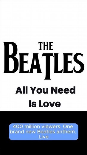 The Beatles’ Global Anthem: All You Need Is Love (1967) #thebeatles #allyouneedislove #johnlennon