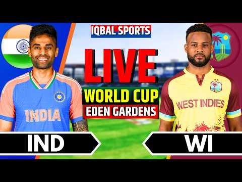 IND vs WI Live Match Today, T20 World Cup | India vs West Indies | Live Match Today | Iqbal Sports