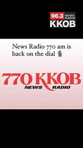 News Radio KKOB on Instagram: "News Radio KKOB 770 am is back on the airwaves 🎙️ After the KKOB 770 800-foot radio tower was hit by a hot air balloon Friday morning, it collapsed causing the signal to go down. Thanks to our hard working engineers and staff, I can report as of 6:00 pm Friday evening we were back up and running. You can catch KKOB on 96.3 fm, 770 am, newsradiokkob.com, the KKOB App, and on your smart device 🎙️📻"