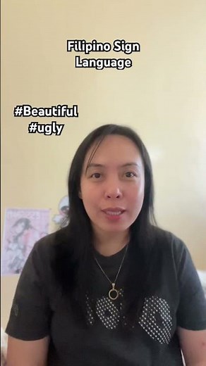 Sign Language Beautiful and Ugly #fsl #tutorial #signlanguage #deafcommunity #parents