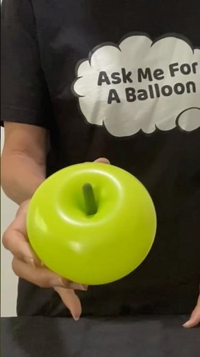 Apple #balloon #diy