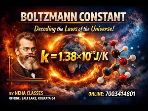 Boltzmann Constant | Class 11 Physics | Kinetic Theory of Gases | Full Concept Explained. NEET ,IIT