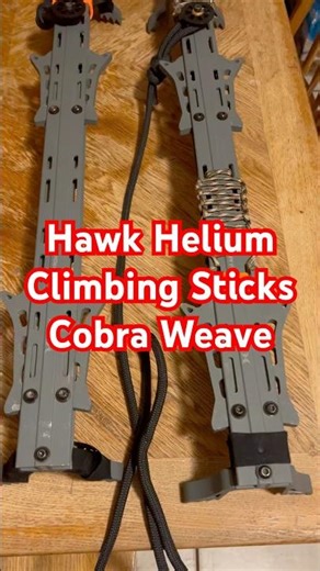 Hawk Helium climbing sticks What do you guys think? #hunting #deerhunting #outdoors #saddlehunting