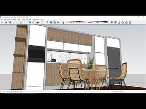 Kitchen design in sketchUp (Step by step Tutorial)