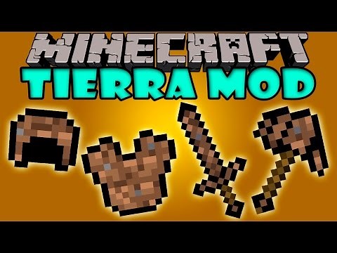 TIERRA MOD - Herramientas y Armaduras de tierra! SUPER OP!! - Minecraft mod 1.7.10 Review ESPAÑOL