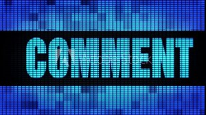 comment Front Text Scrolling on Light Blue Digital LED Display Board Pixel Light Screen Looped Animation 4K Background. Sign Board , Blinking Light, Pixel Monitor, LED Wall Pannel