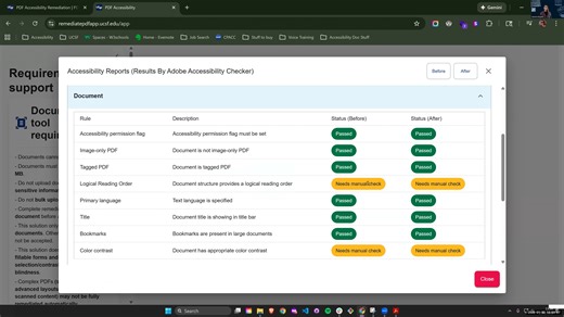 Part 2: Review the Accessibility Report