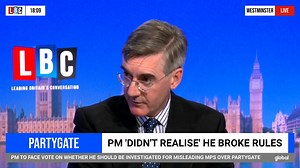 Jacob Rees-Mogg says ‘get perspective’ to Andrew Marr over Partygate anger