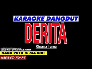 DERITA - Karaoke Nada Pria (RHOMA IRAMA)