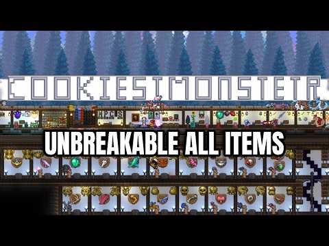 Terraria 1.4.5 Unbreakable Builder's Workshop – All Items World Download
