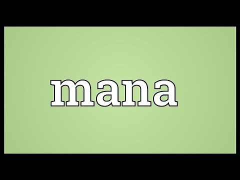 Mana Meaning