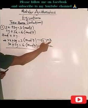 "Math Magic: Solving Modular Equations!"