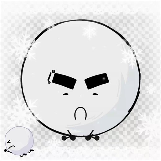 If he is such a jerk why is he so cute huh why so cute awh awh awh awh I lowkey am just making this whole account just to show love to my favorite character Snowball he's an adorable little munchkin I love this big dumb jock . . . . . . . . #snowballbfdi #animation #osc #bfdi #fyp