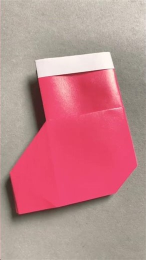 Origami Santa Boots । How to make a Paper Santa sock । Origami Christmas stocking । DIY tutorials