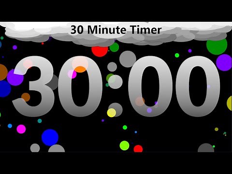 30 Minute Rainbow Bubble Timer
