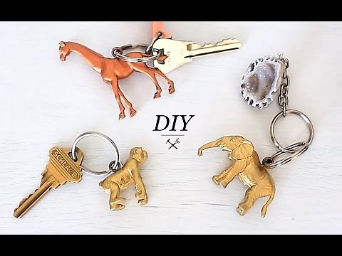 DIY ANIMAL KEYCHAIN CHARMS