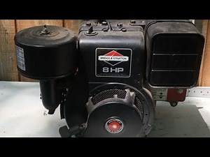 Rebuilding my 8 horsepower Briggs & Stratton Flathead engine full Restoration in clean out