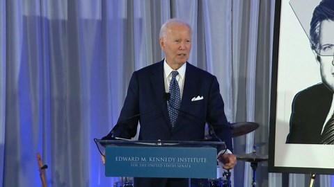 Biden speaks publicly after cancer treatment