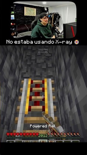 I wasn't using X-Ray #minecraft