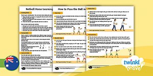 Move PE Year 6 Netball Home Learning Tasks