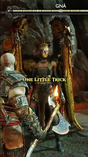 Easy Way to Defeat GNA in God of War Ragnarök | Use This Trick #godofwar #shorts #kratos