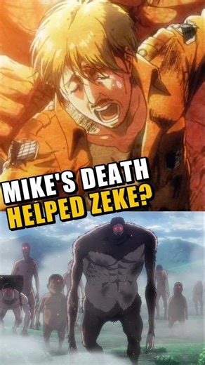 Mike's death helped Zeke in Shiganshina arc #aot #attackontitan