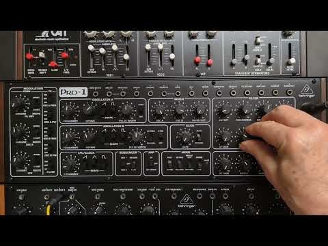 Behringer Pro~1 does Tangerine Dream style sequences
